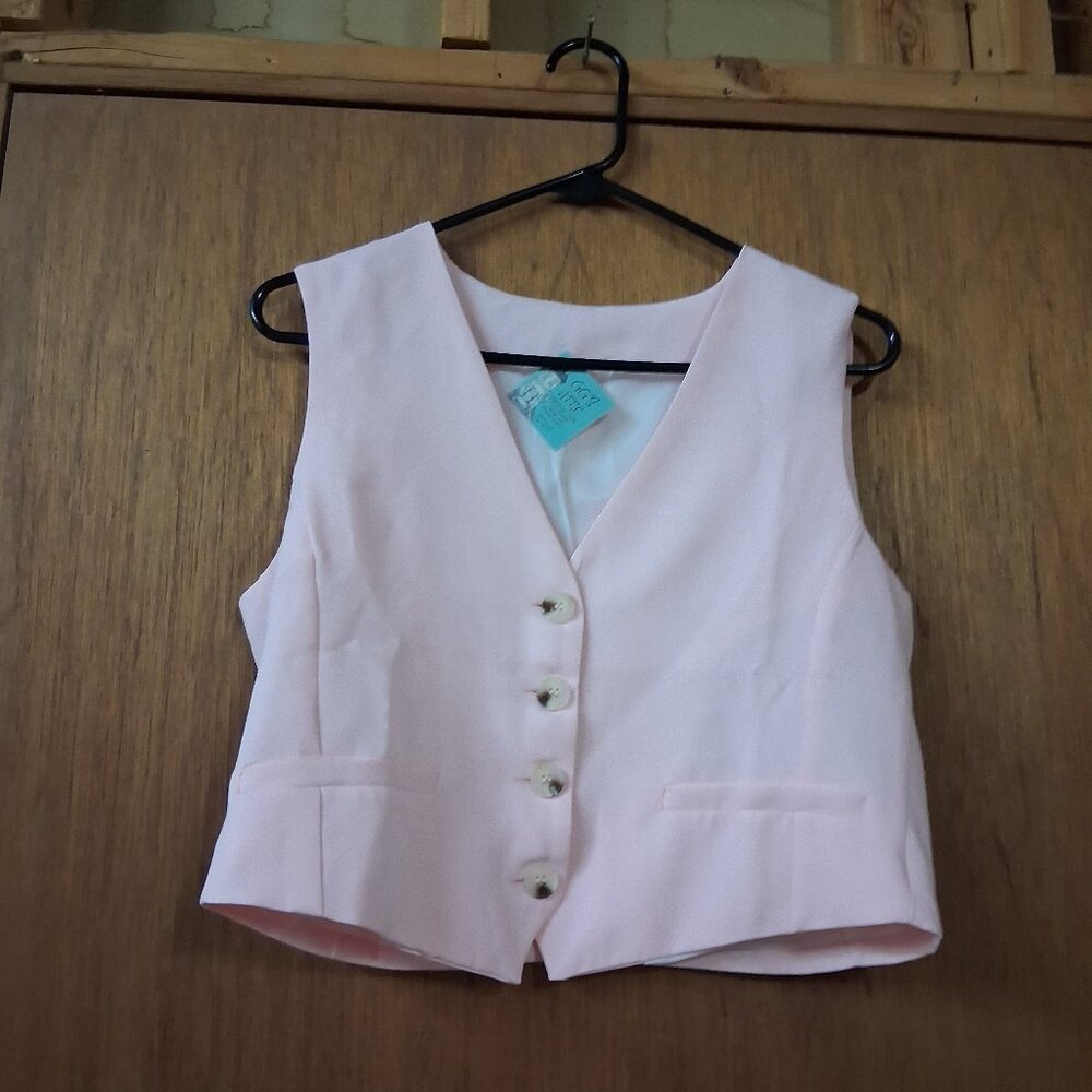 Baby Pink vest suit